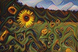 Deep Dream - Sonnenblumen (2)